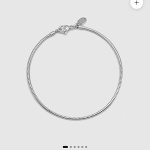 Two - Craftd London bracelet silver snake 19cm 2mm